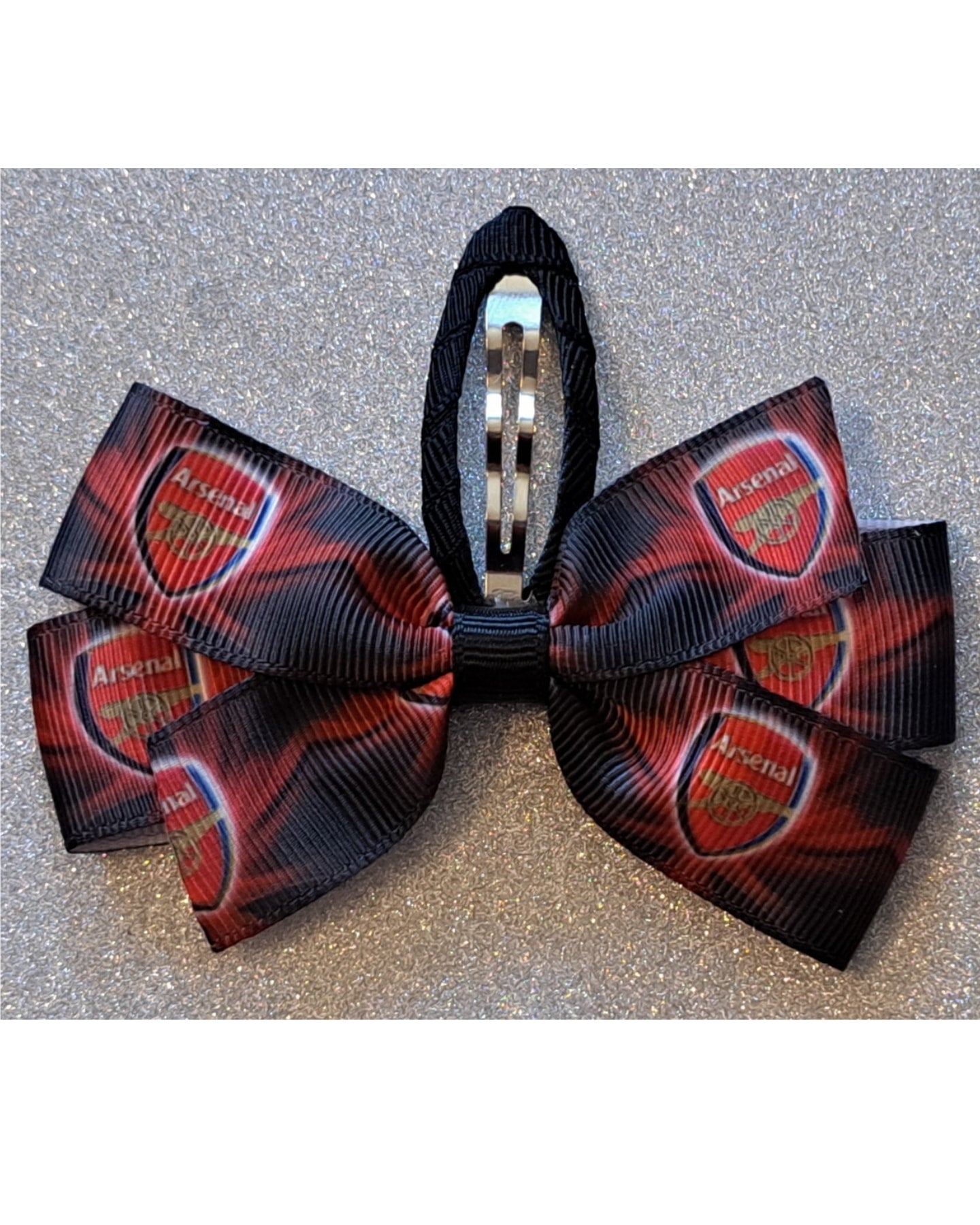 Arsenal Football Team Hairbow or Headband | Wonderland Creations ...