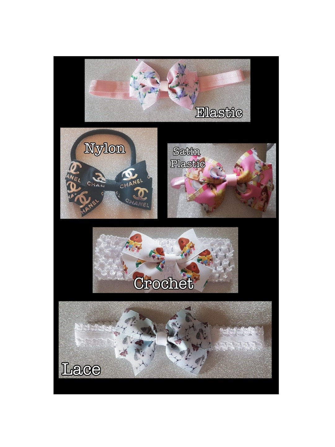 Wonderland Creations - Gucci Style Mini Hairbow or Headband 😍 Bow Style  Chloe 2 Design 225 Handmade to Order Our Website